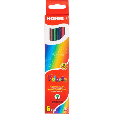 Шестигранные цветные карандаши Kores 96306.01 153052