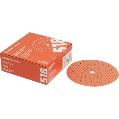 Диск шлифовальный SANDWOX Orange Ceramic Multi holes 518.150.060.LC