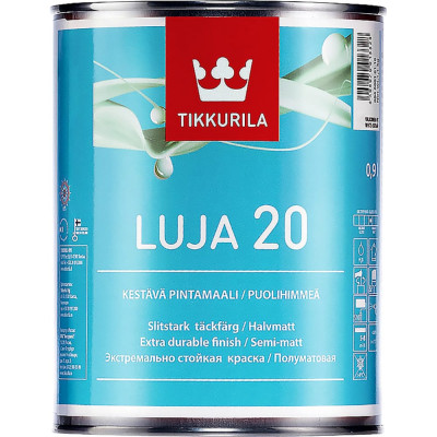 Антигрибковая краска для влажных помещений Tikkurila LUJA 20 80460010110