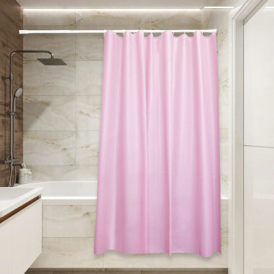 Штора для ванной Сантис peva pv-205 (розовая) 54 gsm 180x180 см 38700