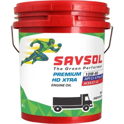 Синтетическое моторное масло SAVSOL SHD10-020