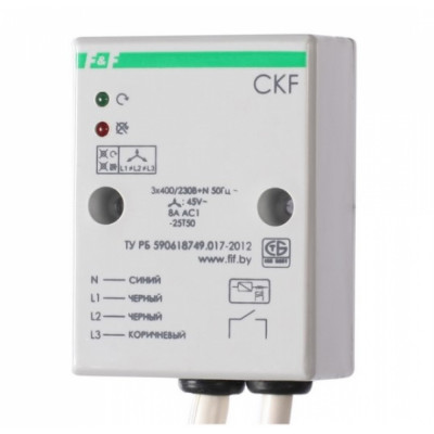 Автомат защиты электродвигателей от нарушения чередования фаз Евроавтоматика F&F CKF EA04.002.001