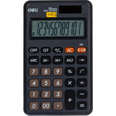 Настольный компактный калькулятор DELI em120 1552689
