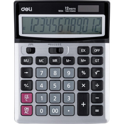 Настольный полноразмерный калькулятор DELI e1654 1552683