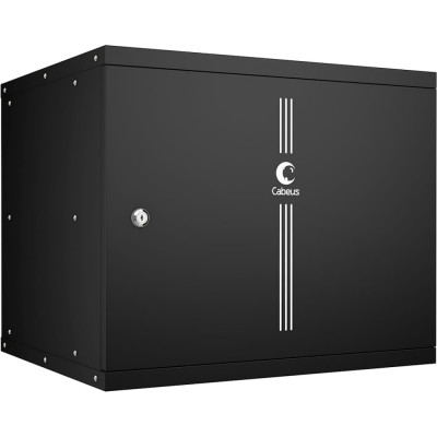 Телекоммуникационный настенный шкаф Cabeus WSC-05D-9U55/45m-BK