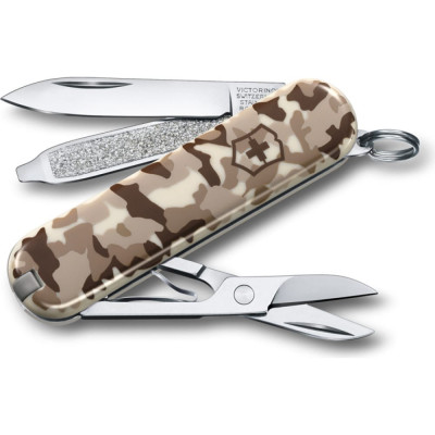 Нож-брелок Victorinox Classic SD Desert Camouflage 0.6223.941