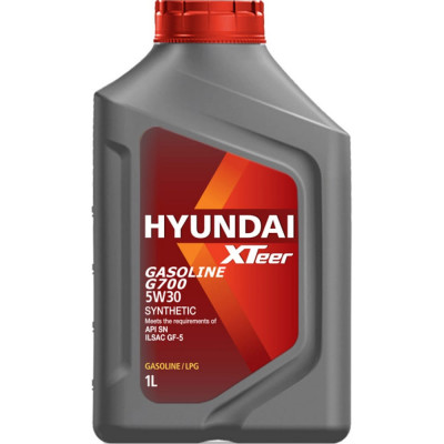 Синтетическое моторное масло HYUNDAI XTeer XTeer Gasoline G700 5W30 SN 1011135