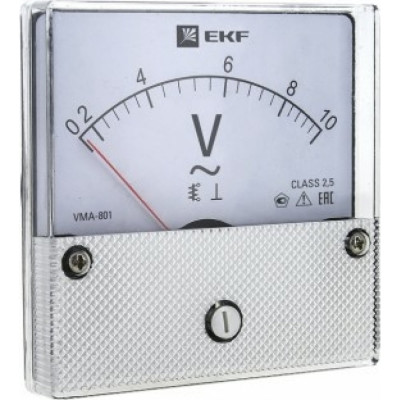 Аналоговый вольтметр на панель EKF VMA-801 PROxima vma-801-300