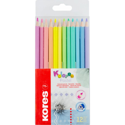 Трехгранные цветные карандаши Kores 1311705