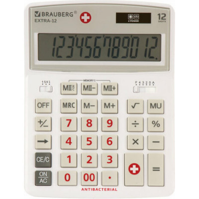 Настольный калькулятор BRAUBERG EXTRA-12-WAB 250490