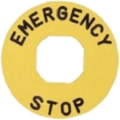 Алюминиевая табличка аварийной кнопки EMAS BET60A