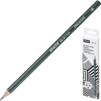 Чернографитный карандаш Attache Selection Ergonomic 1094473