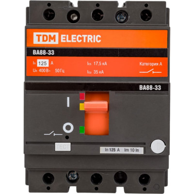Автоматический выключатель TDM ВА88-33 SQ0707-0012