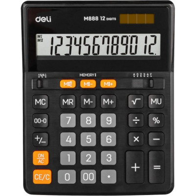 Настольный полноразмерный калькулятор DELI em888 1407149