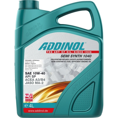Моторное масло Addinol Semi Synth 72098425
