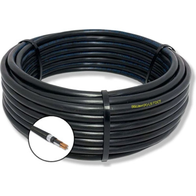 Силовой бронированный кабель ПРОВОДНИК вбшвнг(a)-ls 4x6 мм2, 20м OZ236274L20
