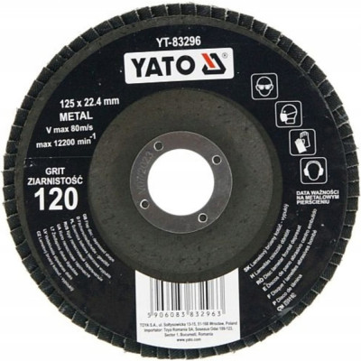 Выпуклый тарельчатый круг лепестковый YATO YT-83296