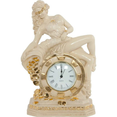 Настольные часы BOGACHO Колесо фортуны 41008/кремовый