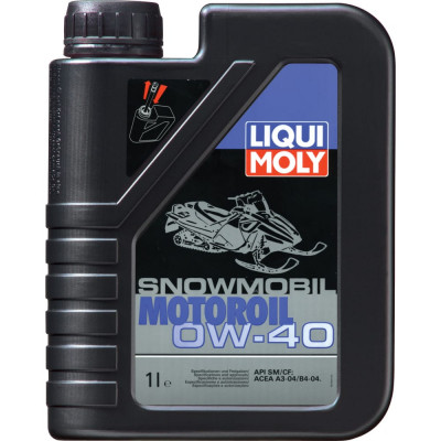 Синтетическое моторное масло 4T для снегоходов LIQUI MOLY Snowmobil Motoroil 0W-40 1л 7520