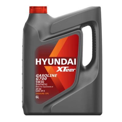 Синтетическое моторное масло HYUNDAI XTeer XTeer Gasoline G700 5W30 SN 1061135