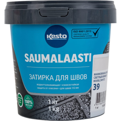 Затирка Kesto Saumalaasti 39, 1 кг, светлый-мрамор T3522.001