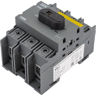 Модульный выключатель-разъединитель IEK ВРМ-2 MVR20-3-100