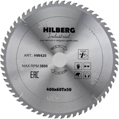 Пильный диск по дереву Hilberg Hilberg Industrial HW420