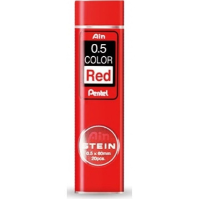 Грифели для карандашей автоматических Pentel Ain Stein C275-RD 609999