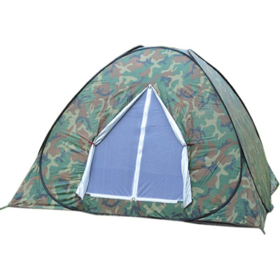 Туристическая четырехместная однослойная палатка-автомат WILDMAN Милитари 81-621