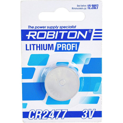 Элемент питания Robiton PROFI R-CR2477-BL1 17454