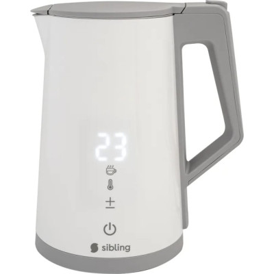 Умный электрический чайник SIBLING Powerspace-SK (бело-серый) 00-00017542