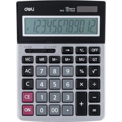 Настольный полноразмерный калькулятор DELI e1672 1552694