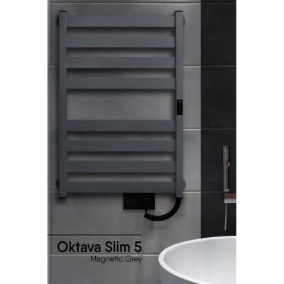 Полотенцесушитель INDIGO Oktava Slim 5 electro LСLOKS5E80-50MGRt