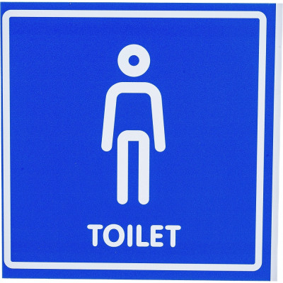 Табличка Контур Лайн Туалет мужской 12FC1123