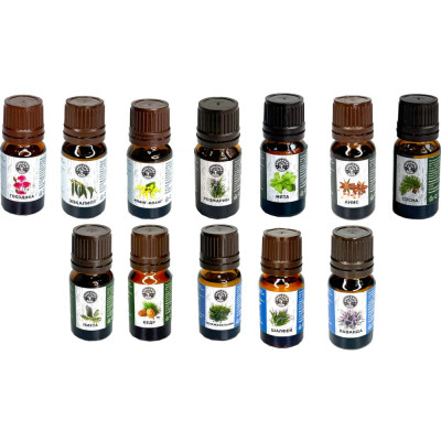 Натуральные эфирные масла для бани Бацькина баня Мега микс 16-12-набор-мега-ВИ