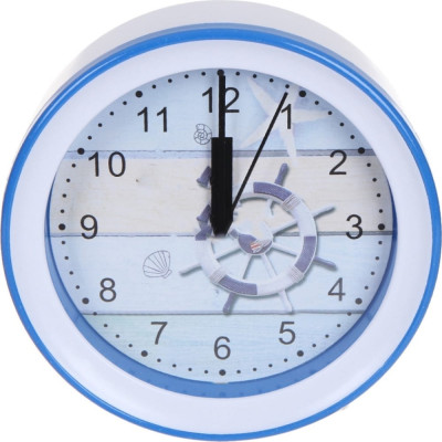 Круглые часы-будильник Perfeo Quartz PF-TC-009 30015220