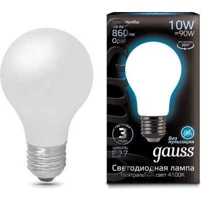 Лампа Gauss LED Filament 102202210