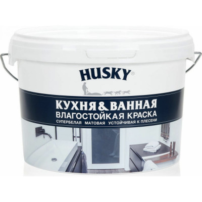 Краска для кухонь и ванных комнат HUSKY 26204
