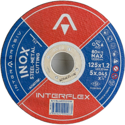 Отрезной круг Interflex INOX A060TBF 4079121210