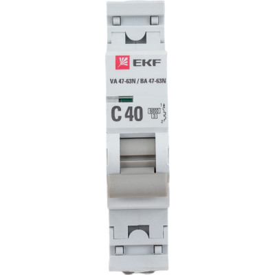 Автоматический выключатель EKF PROxima M636140C