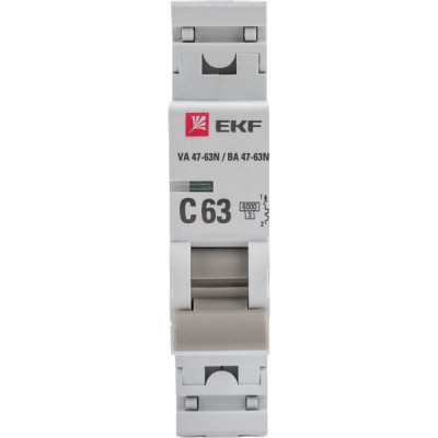 Автоматический выключатель EKF PROxima M636163C