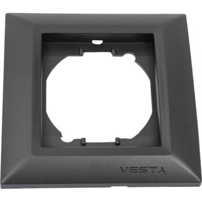1-местная рамка Vesta Electric Roma Black FRM010102CMT