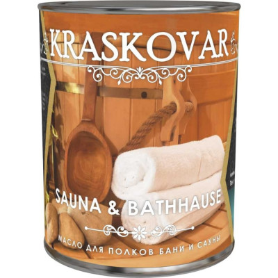 Масло для полков бани и сауны Kraskovar Sauna & Bathhause 1365