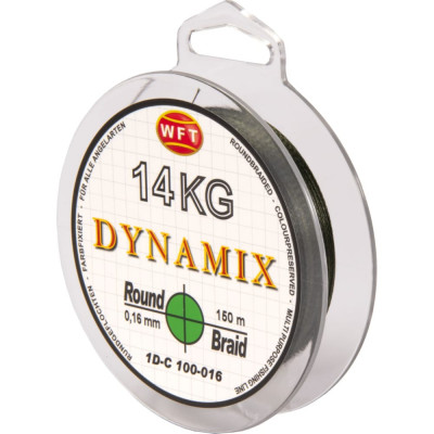 Леска WFT KG ROUND DYNAMIX Green 150/016 1D-C-100-016