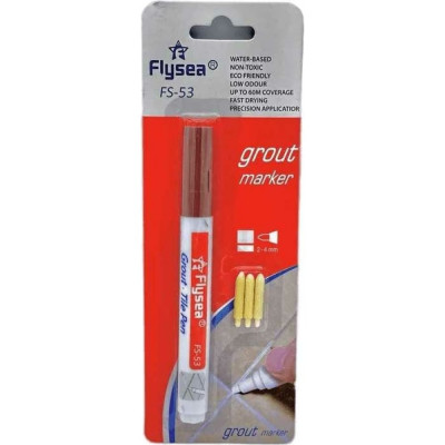 Маркер краска для плиточных швов Flysea Grout Marker FS-53BROWN