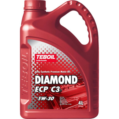 Моторное масло TEBOIL Diamond ECP c3, 5w-30, 4 л 3453876