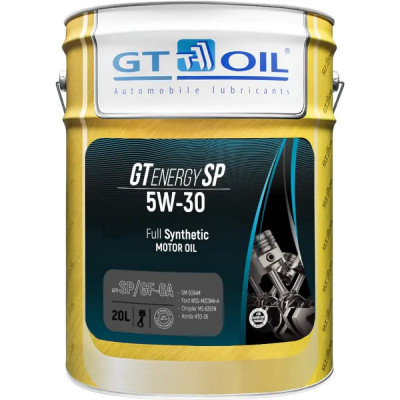 Масло GT OIL GT Energy SP, SAE 5W30 API SP/SP-RC 8809059409169