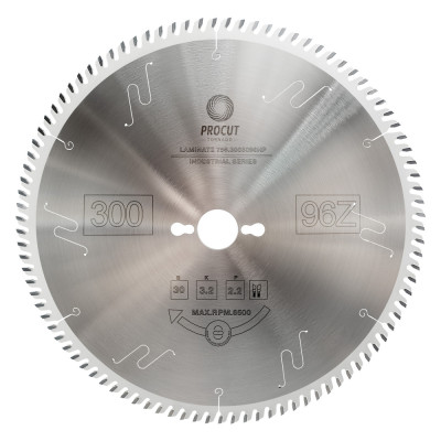 Усиленный пильный диск для ламината и МДФ PROCUT 755.3003096HP