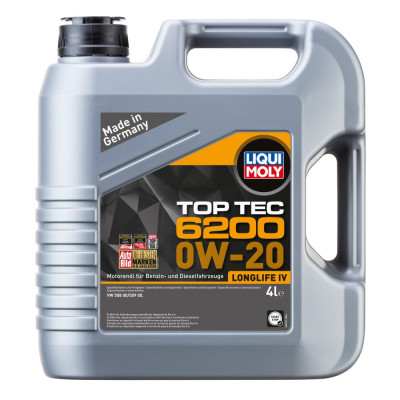 НС-синтетическое моторное масло LIQUI MOLY Top Tec 6200 0W-20 20788