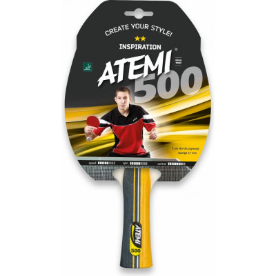 Ракетка для настольного тенниса ATEMI 500 CV 00000030333